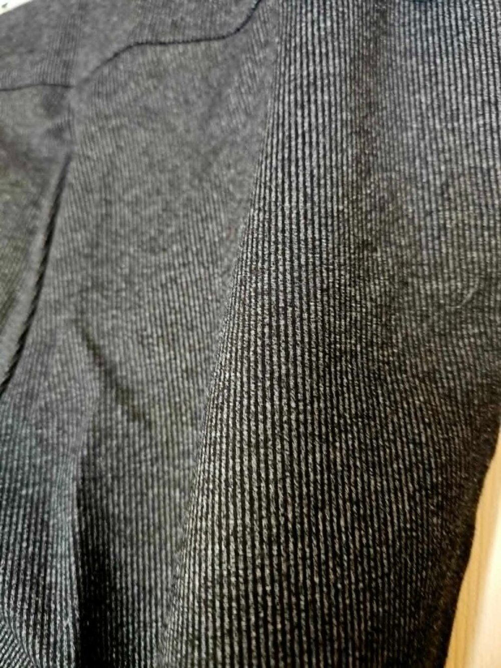 Zac & Rachel Large Gray Pinstriped Straight-leg trousers - Picture 2 of 4